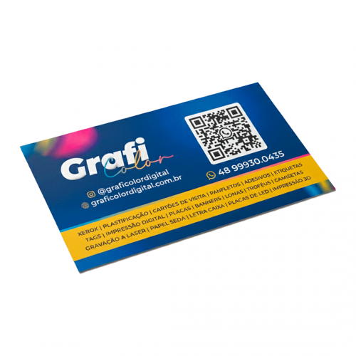 Cartão de Visita 250g - 4x0