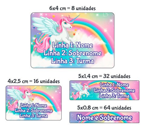 Etiqueta Unicórnio