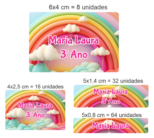 Etiqueta Arco Iris